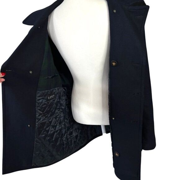 Lauren Ralph Lauren Men's Double-Breasted Quilted Lined Peacoat 40S - Picture 4 of 12